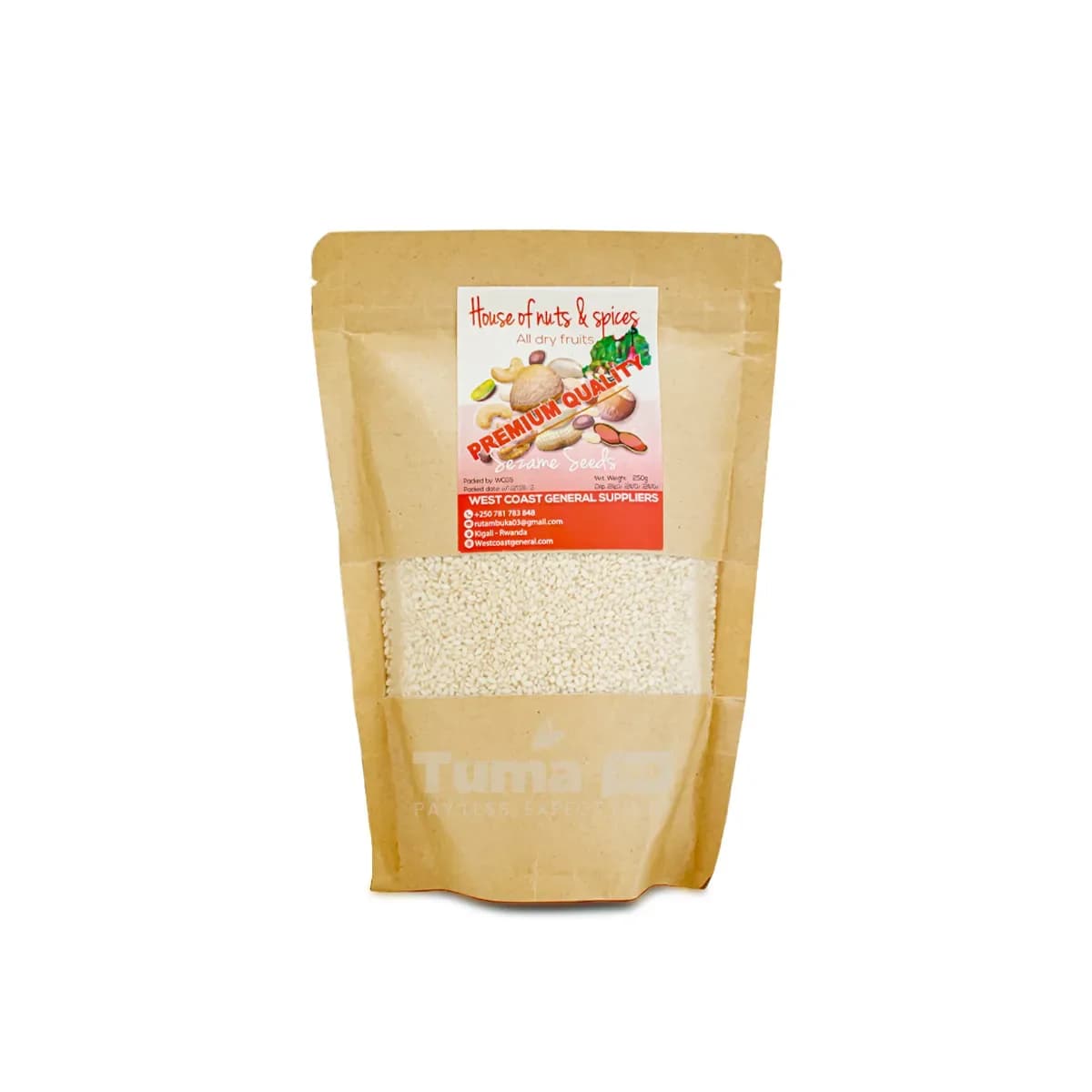 House Of Nuts & Spices Unroasted Sezame Seeds 250g