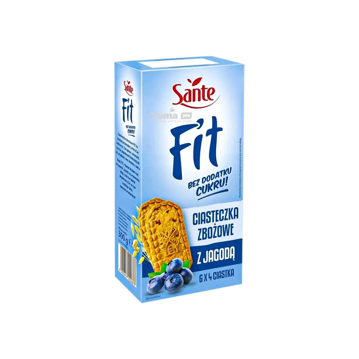 Sante Fit Cereal Cookies With Blueberry No Sugar Added 300g