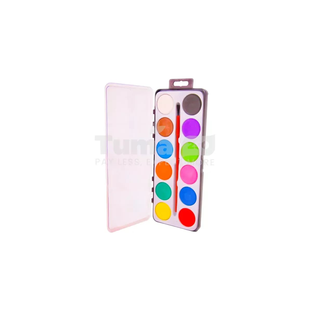 Pelikan Paint Watercolour Set – 12 Colours In Tablet + Brush
