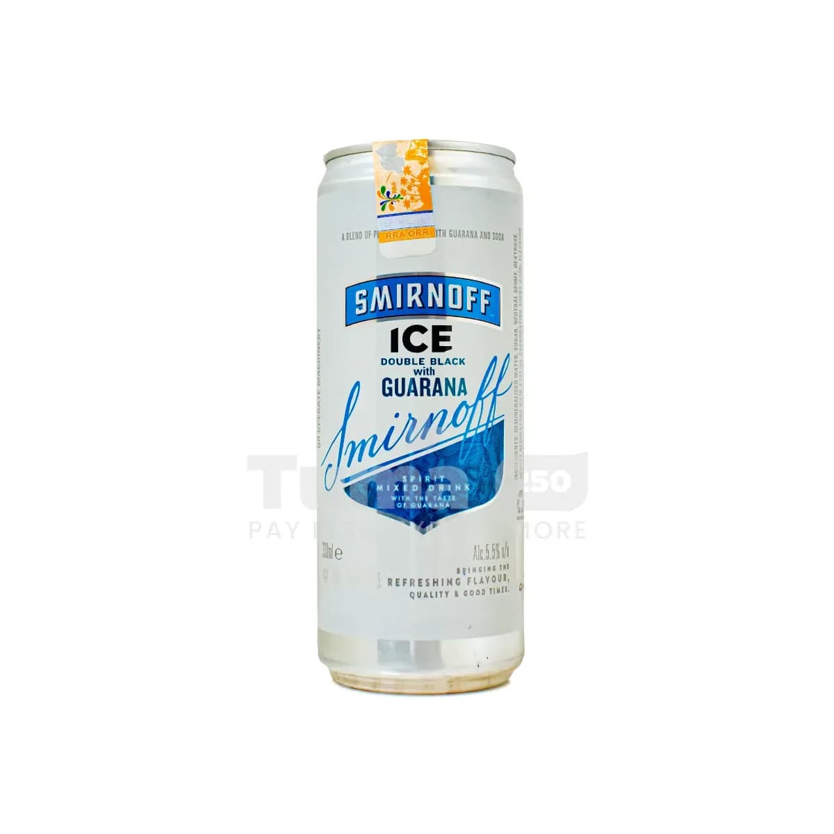 Smirnoff Ice Double Black With Guarana Can (5.5%Alc.Vol) 330ml