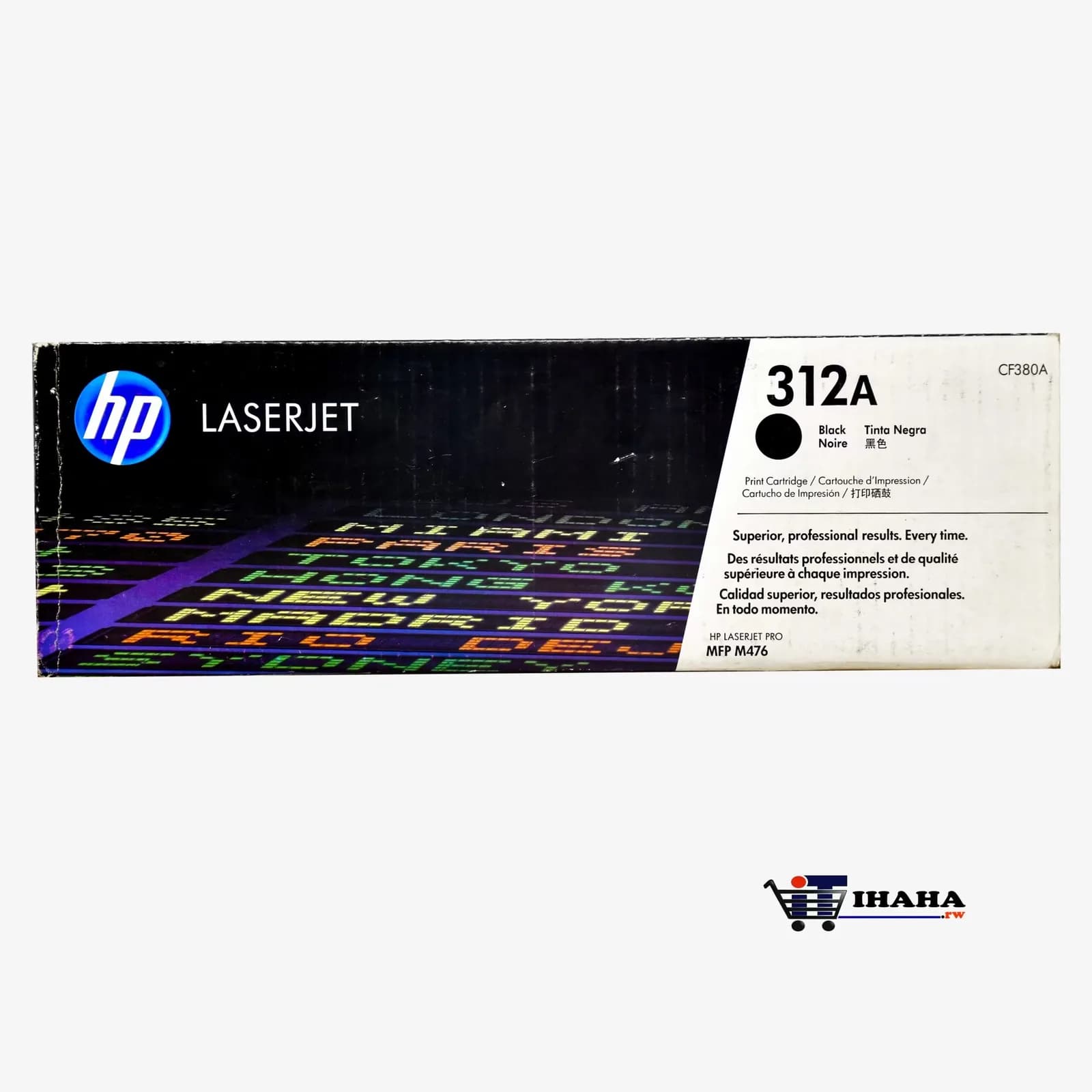 HP 312A Black Original LaserJet Toner Cartridge-CF380A