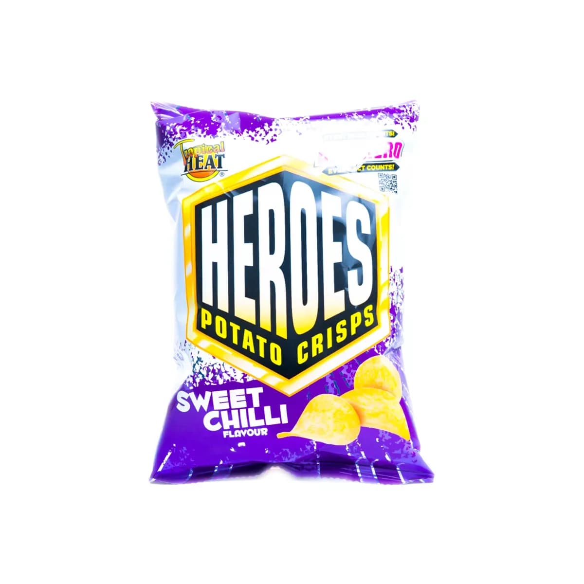 Trpoical Heat Heroes Potato Crisps Sweet Chill Flavour