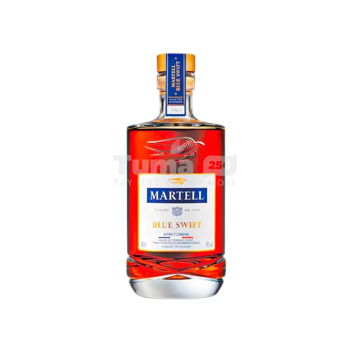 Martell Blue Swift VSOP Cognac 40% Alc Vol 700ml