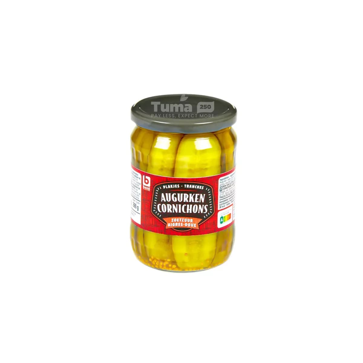 Boni Sweet & Sour Pickle Sliced Cornichons Tranches 530g