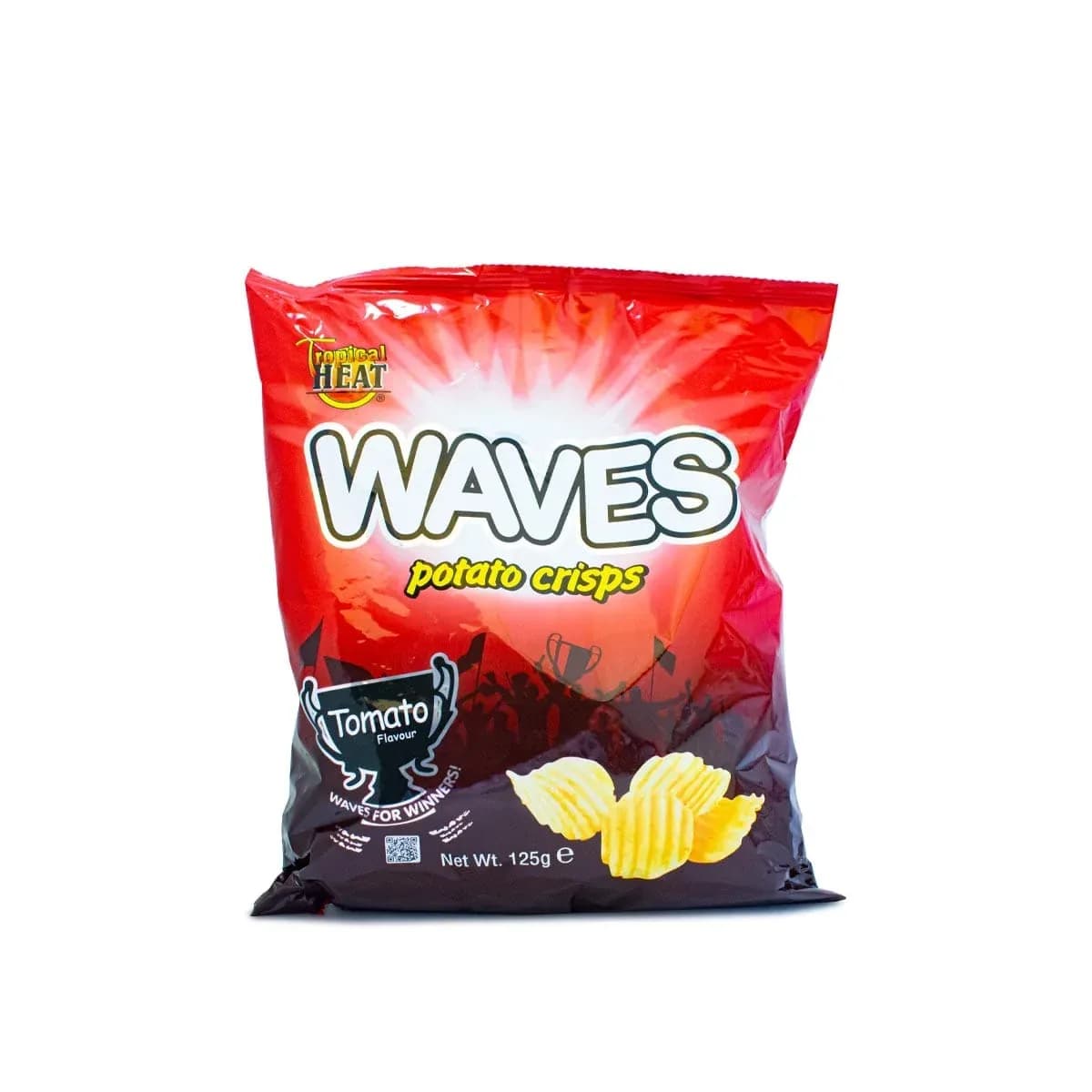 Tropical Heat Waves Tomato Potato Crisps 125g