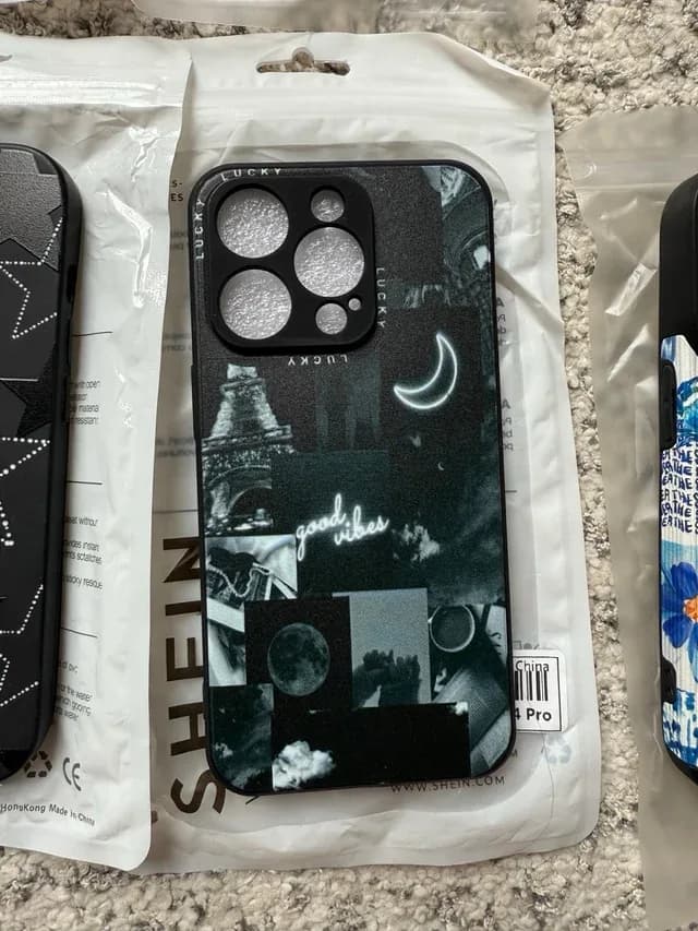 dark aesthetic photo collage phone case.