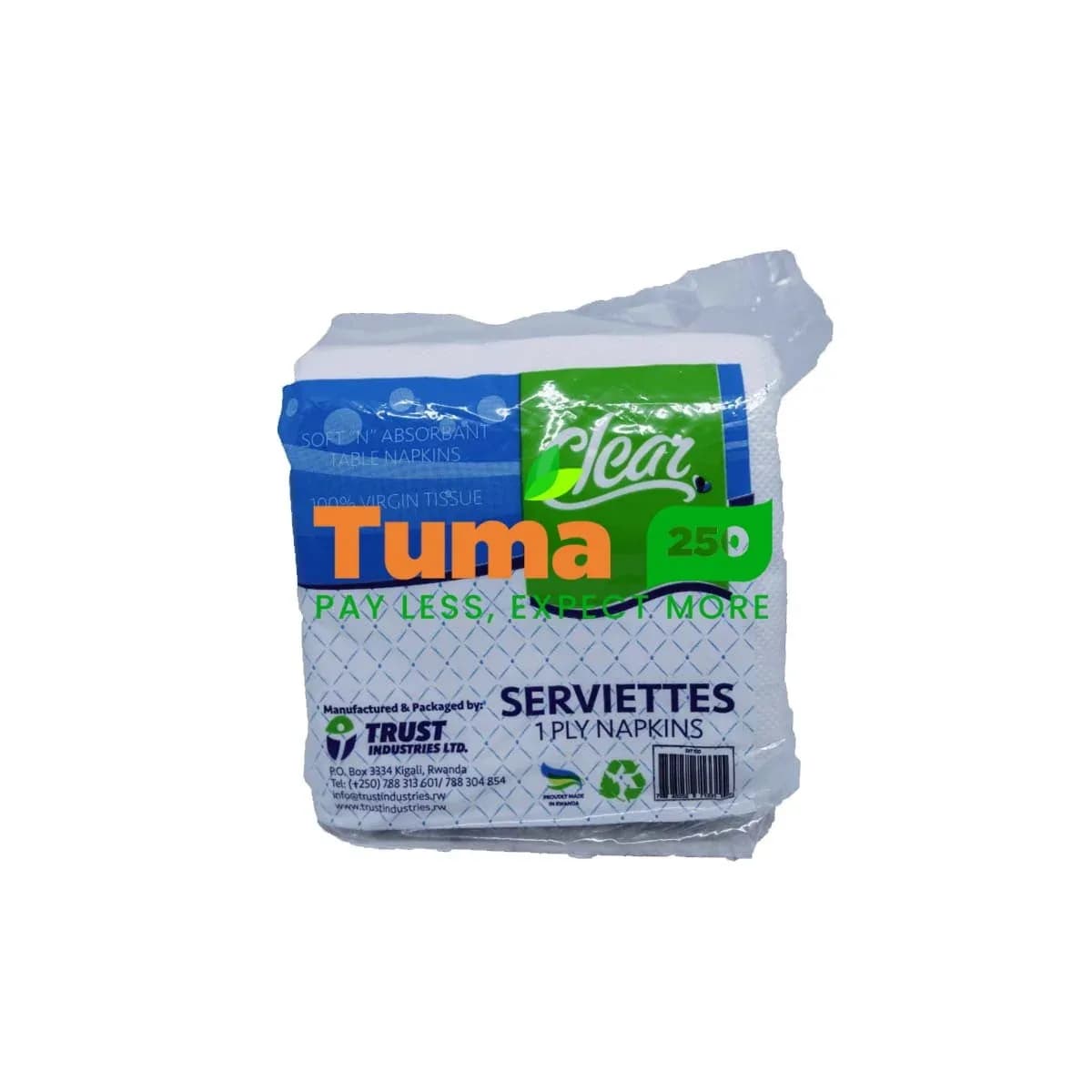 Clear Napkins (Serviettes de Table)