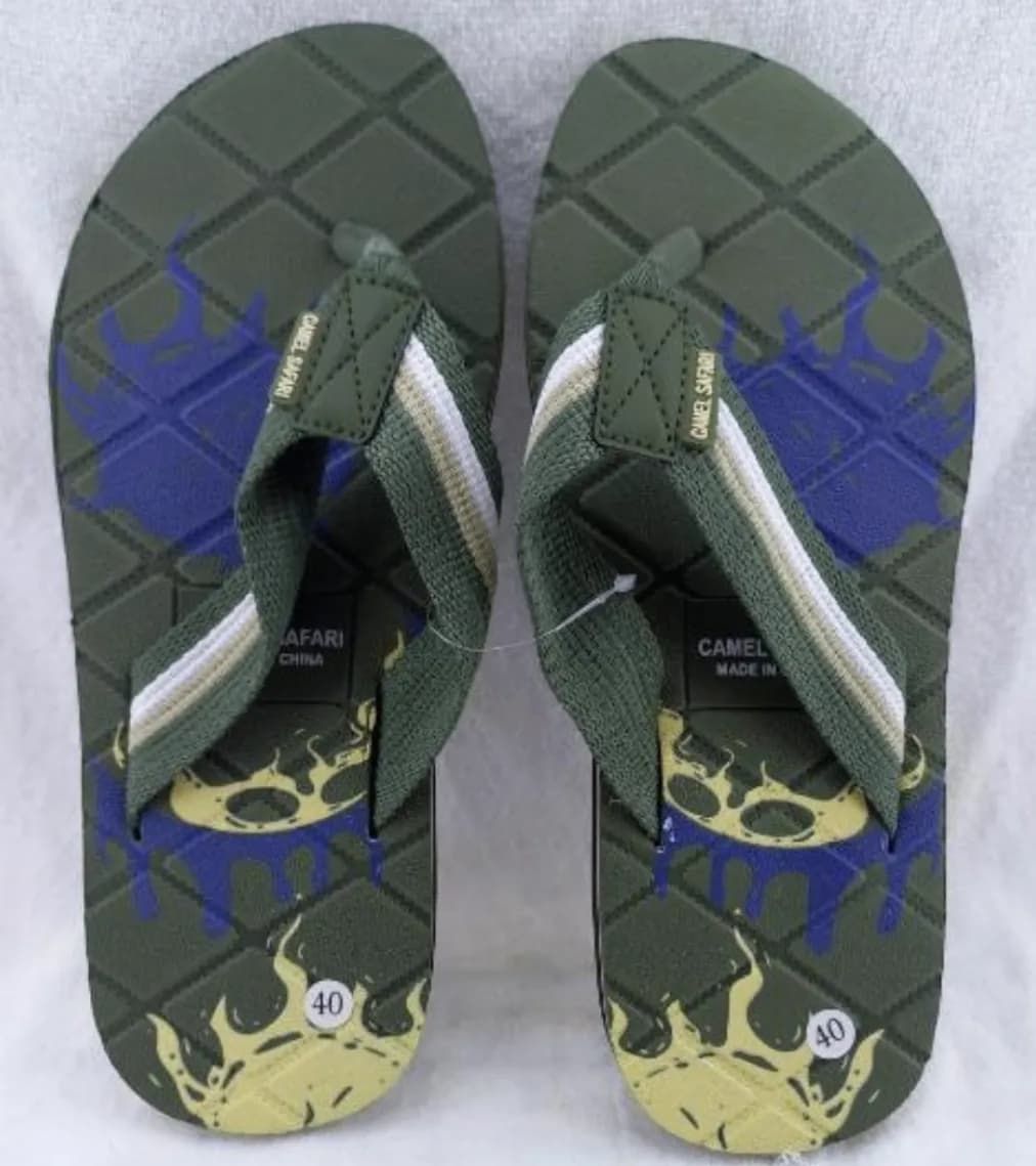 Camel safari slippers
