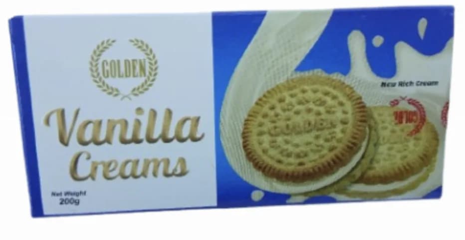 Golden Vanilla Creams 200g