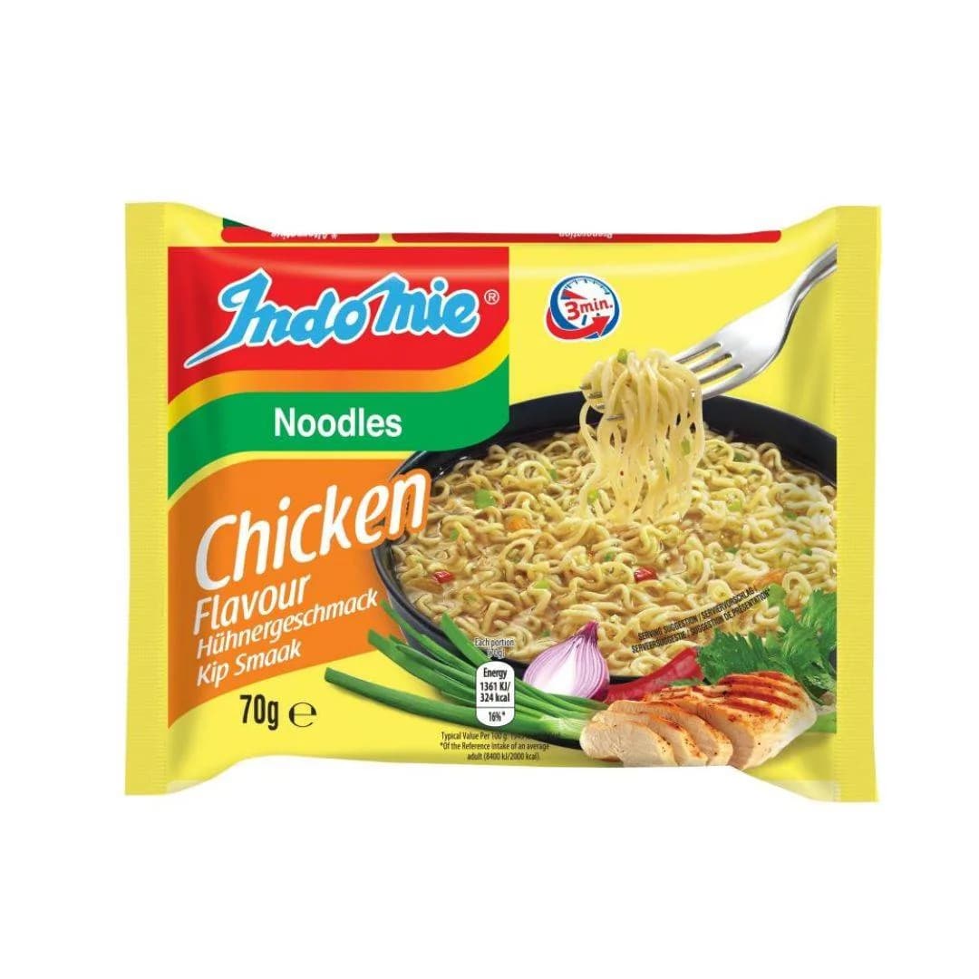 INDOMIE INSTANT NOODLES CHICKEN FLAVOUR 70G