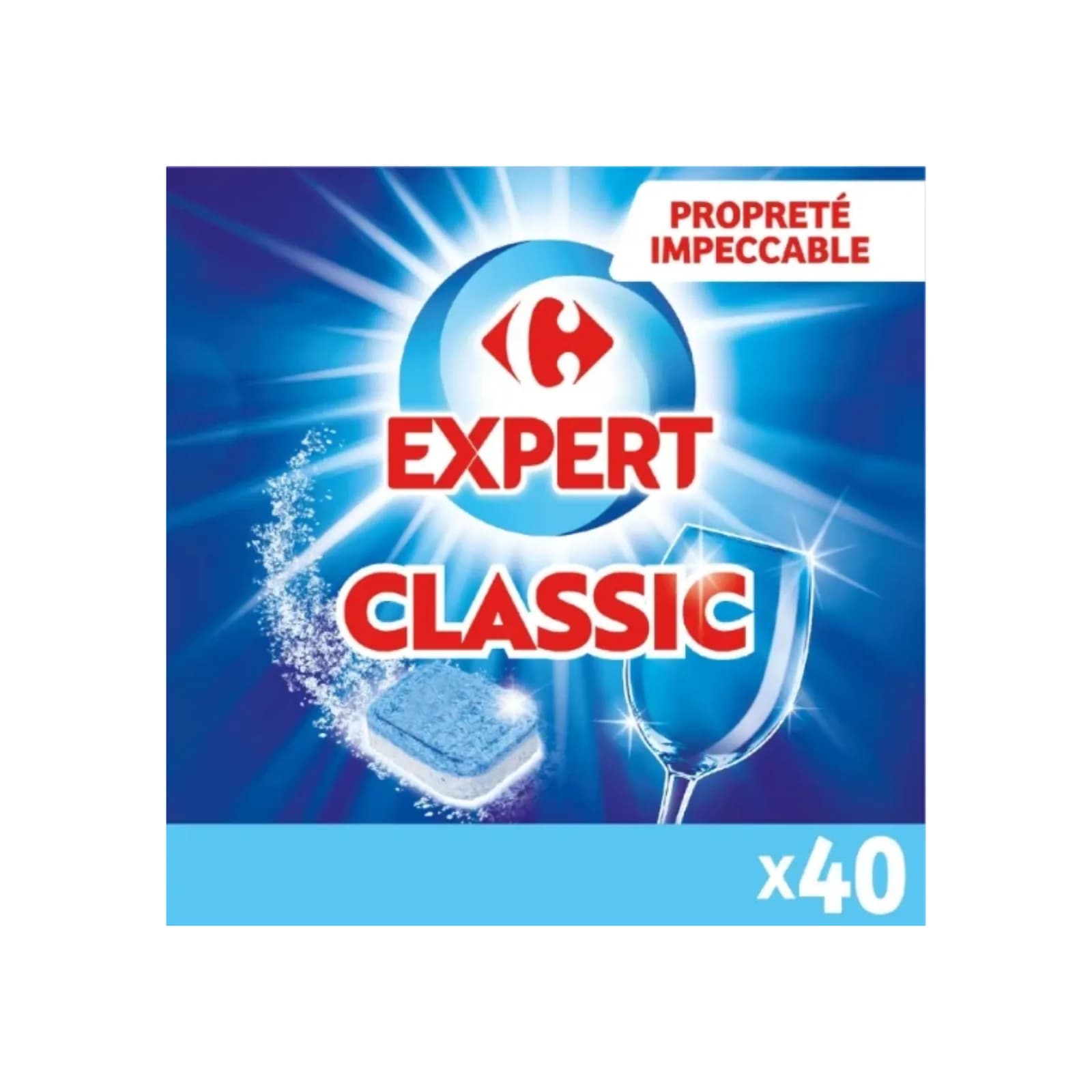 EXPERT CLASSIC TABLETTES LAVE VAISSELLE 40S 600GX7