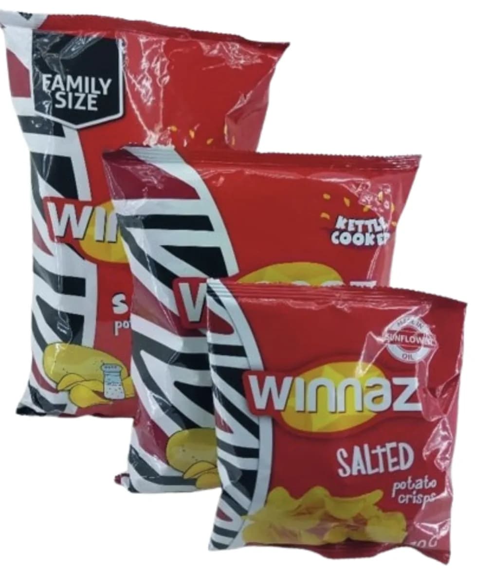 Winnaz salted Potato Crisps 225g