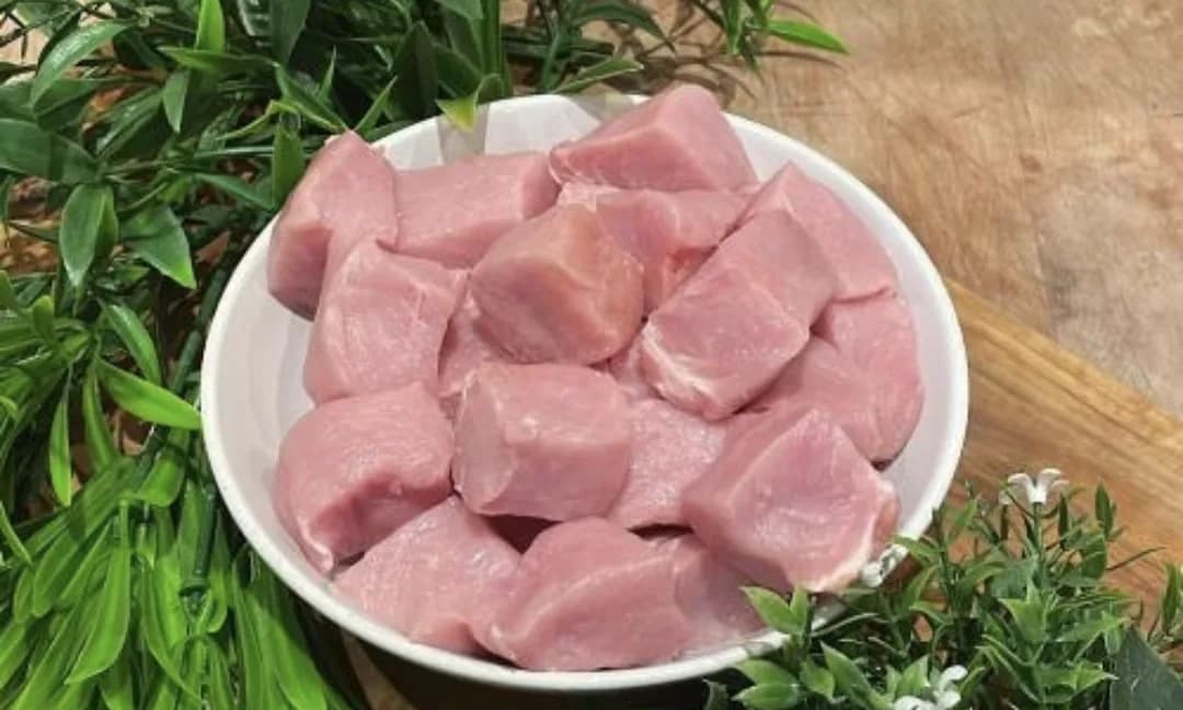 Pork diced (cubed)