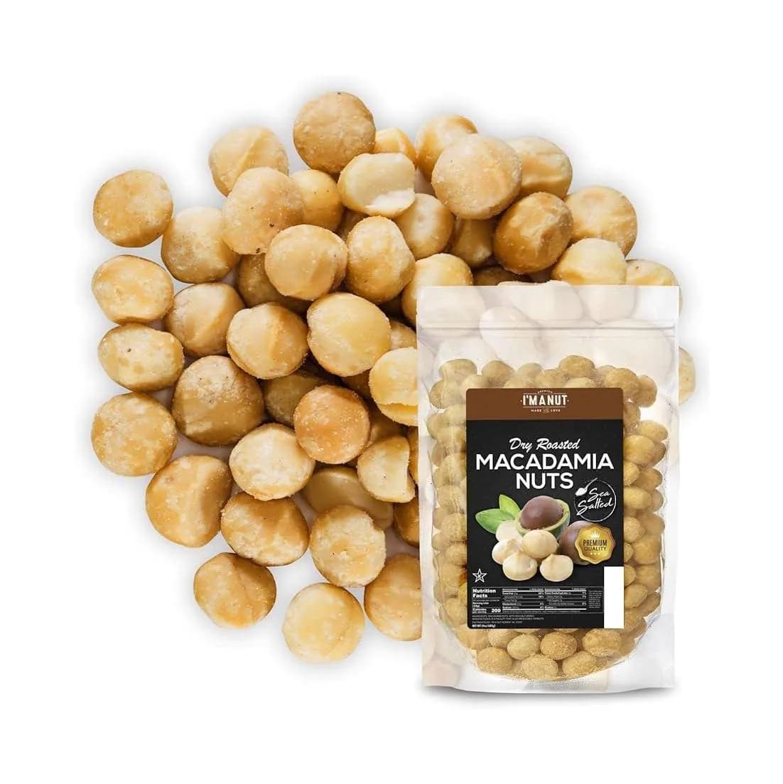 GORILLA MACADAMIA ROASTED NUTS SALT 150G