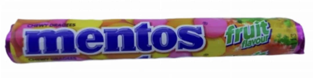 MENTOS Chewy Dragees Fruit flavour 37.5g