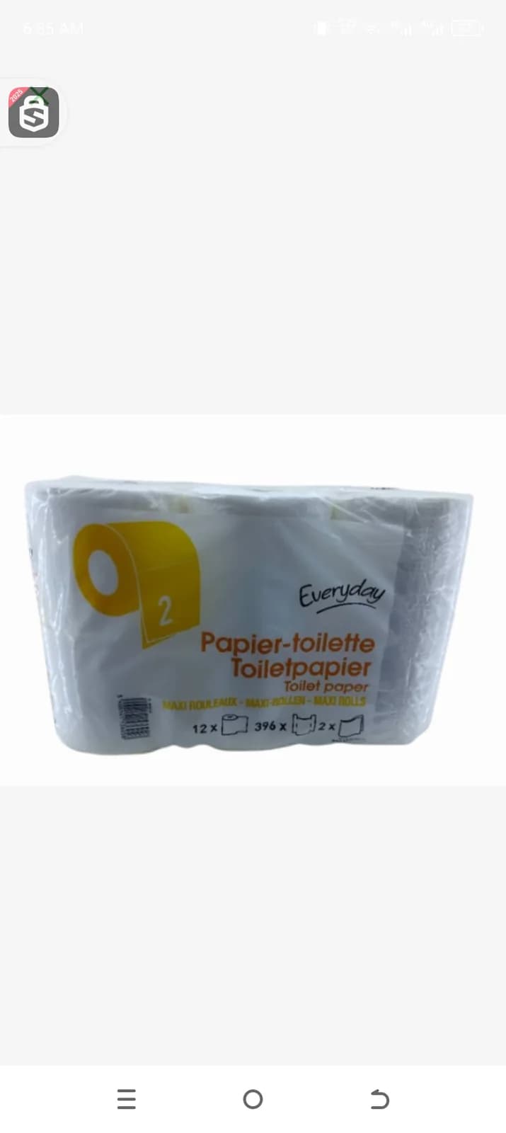 Everyday toilet paper max rolls 12 pcs