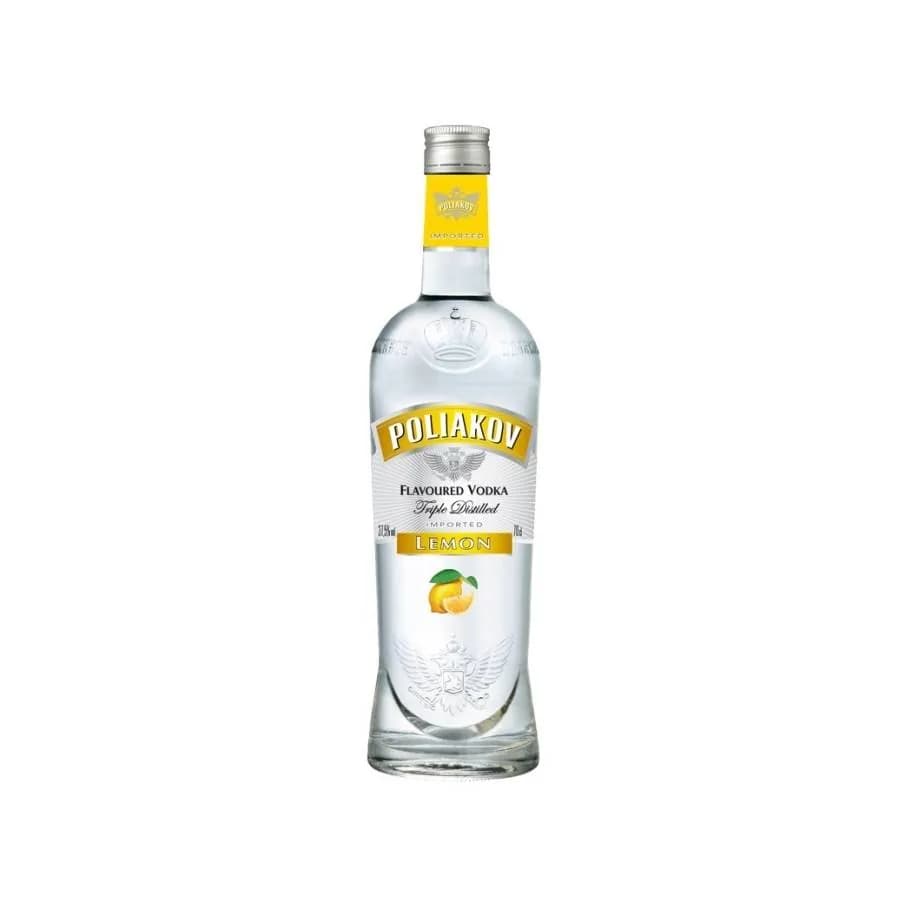 POLIAKOV PREMIUM VODKA FLAVOURED LEMON 70CL
