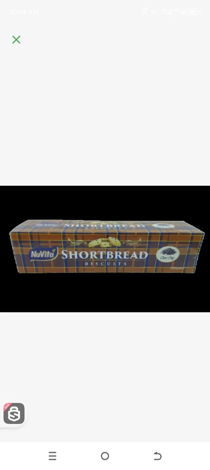 Nu Vita shortbread choc 200gr