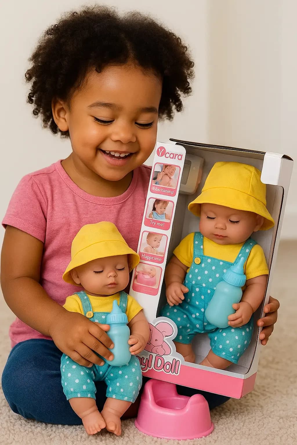 Ycora Vinyl Doll Toy (12-Inch)