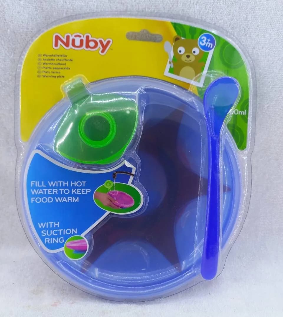 Nûby Warming plate 3m+ (Assiette chauffante) 400ml