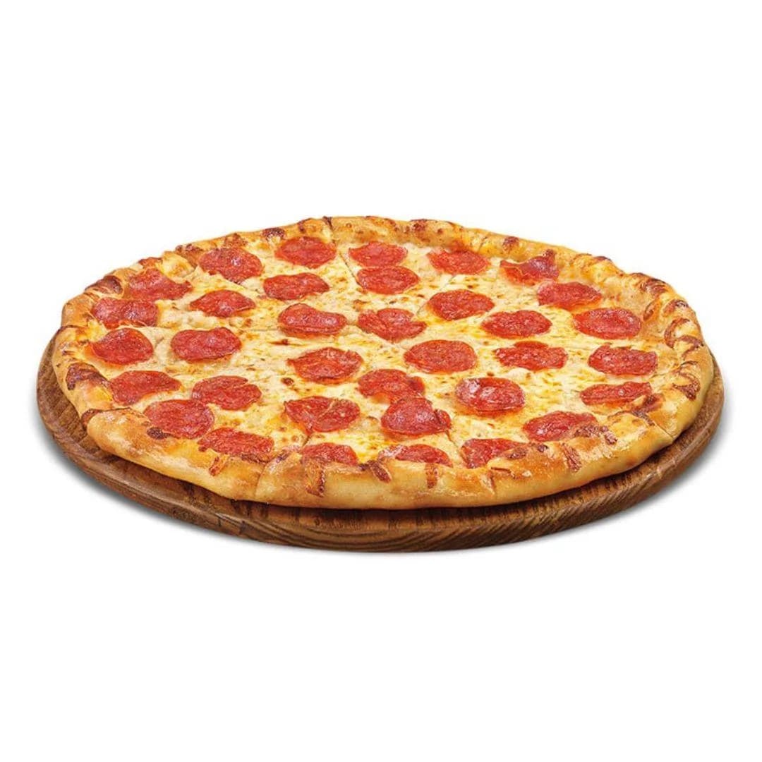 PEPPERONI PIZZA REGULAR(Pepperoni, Black Olives & Cheese)