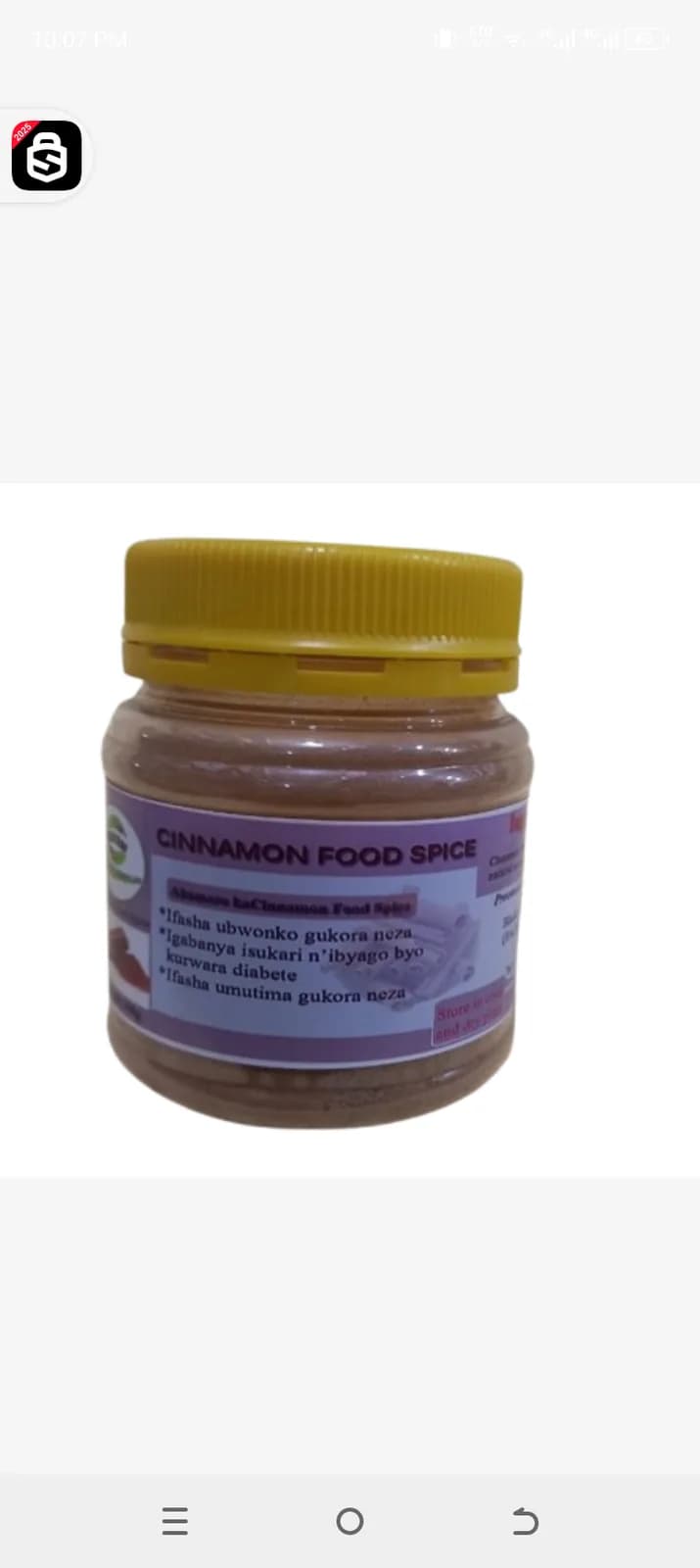 Bacom cinnamon food spice 100gr