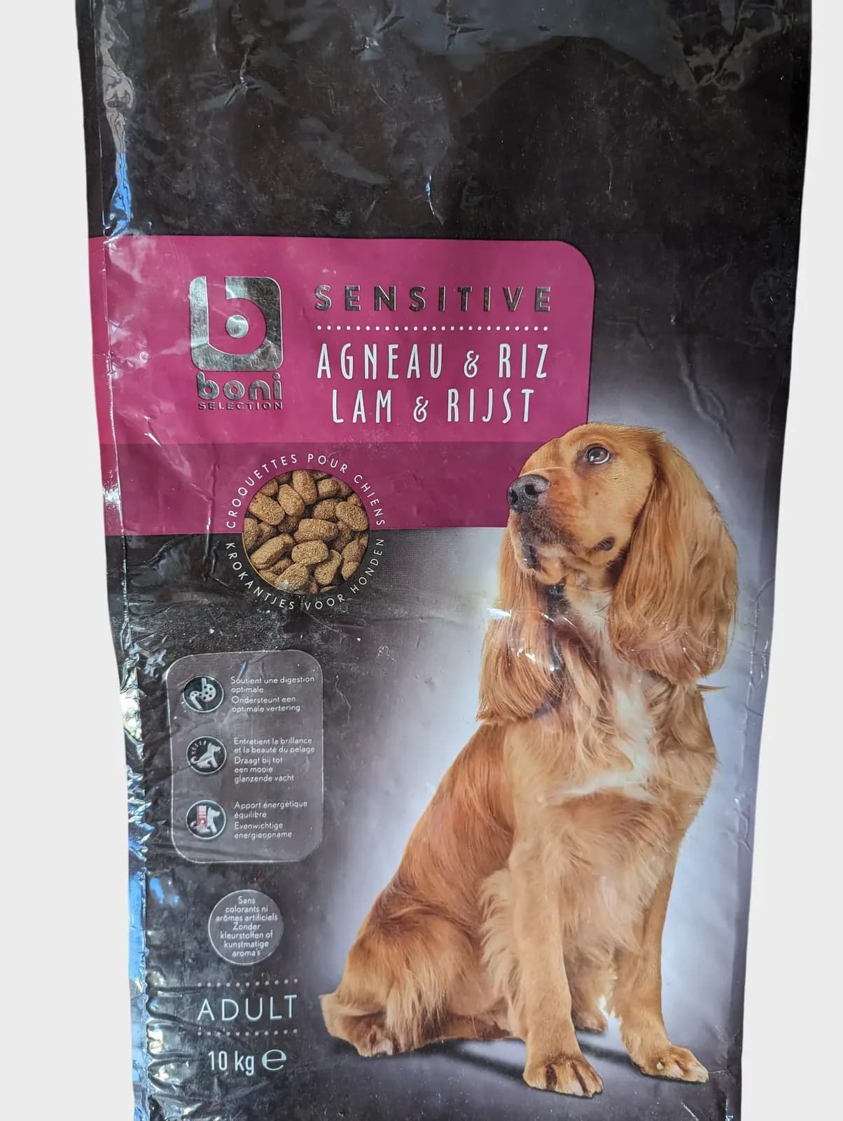 Boni Sensitive Agneau&Riz Lam&Risst/ Croquettes Pour Chiens 10kg