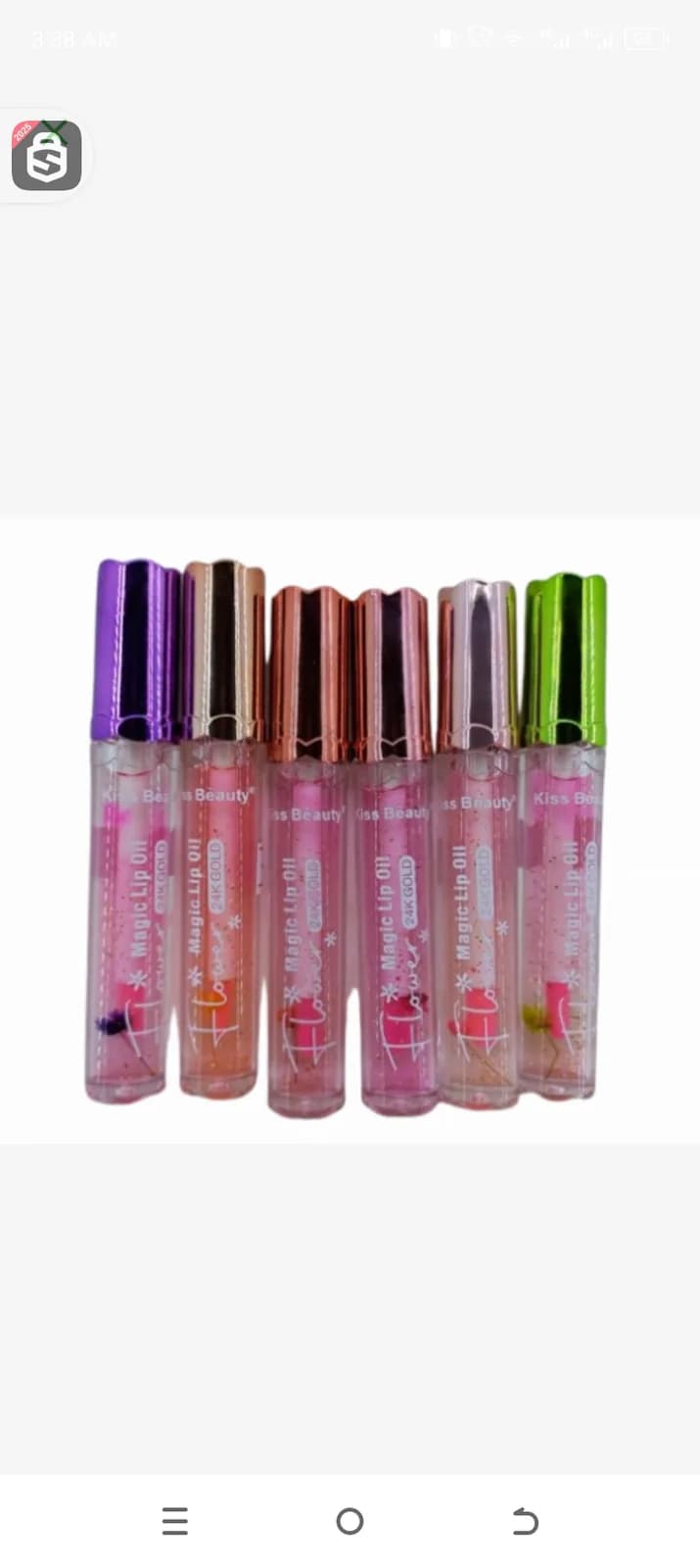 Kiss beauty magic lip oil flower 24gold