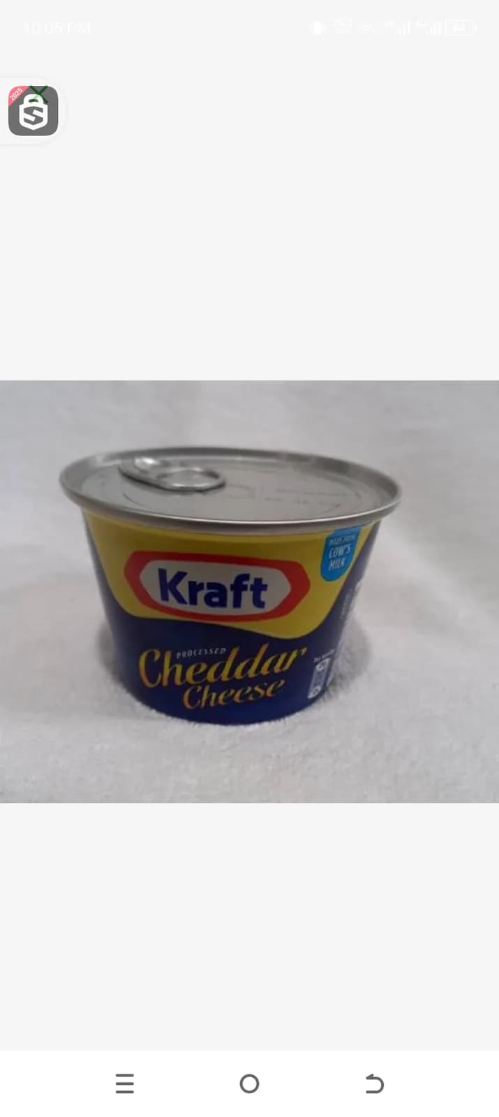 Kraft cheddar cheese 190gr