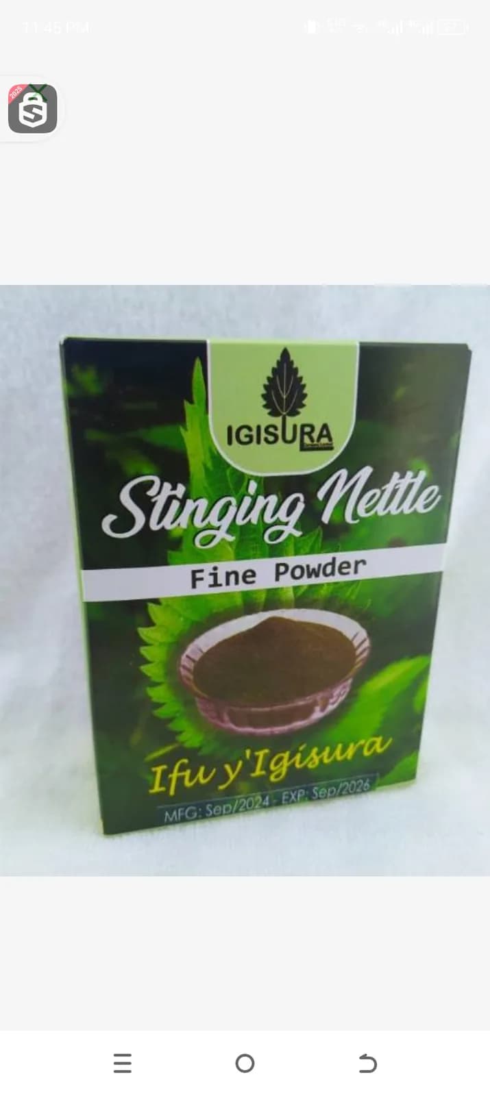 Igisura stinging mette fine powder 250gr