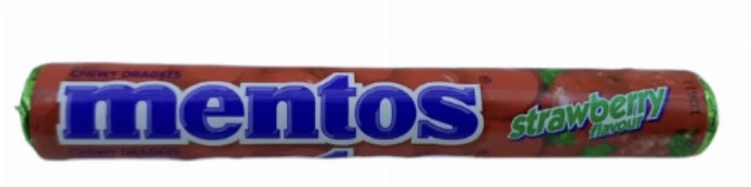 Mentos Chewy Dragees Strawberry Flavour 37.5g