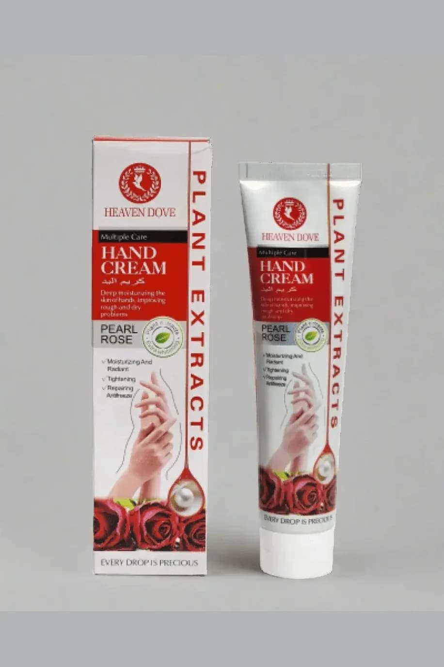HEAVEN DOVE PLANT EXTRACTS HAND CREAM (PEARL ROSE, 120G)