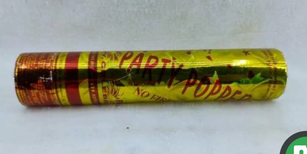 Party popper no fire work no