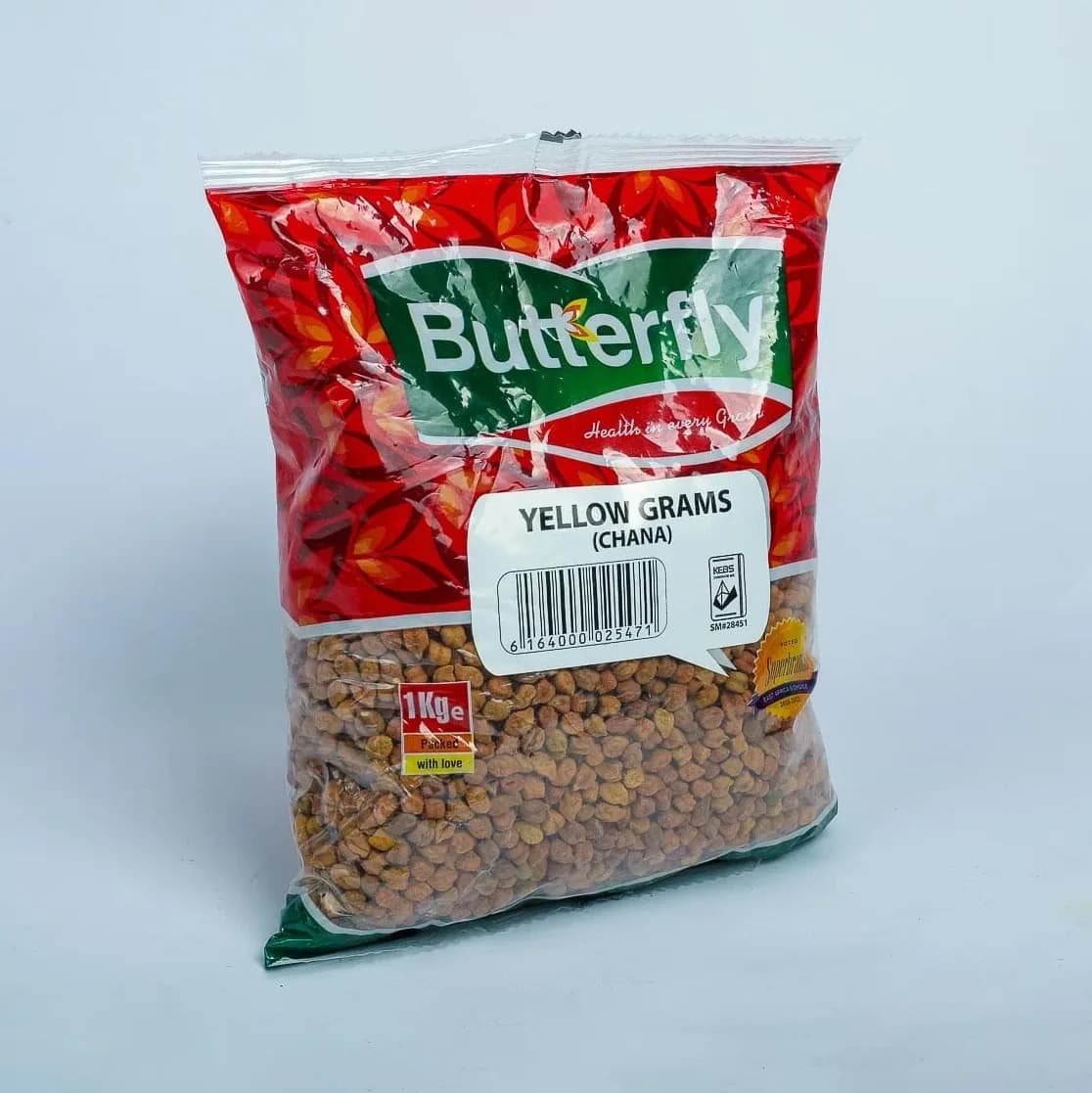 Butterfly Yellow Grams(Chana) -1kg