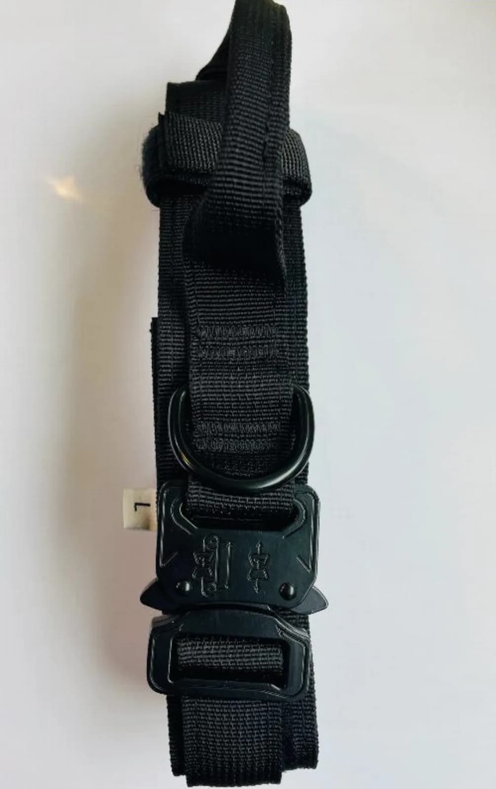 Dog black collar large