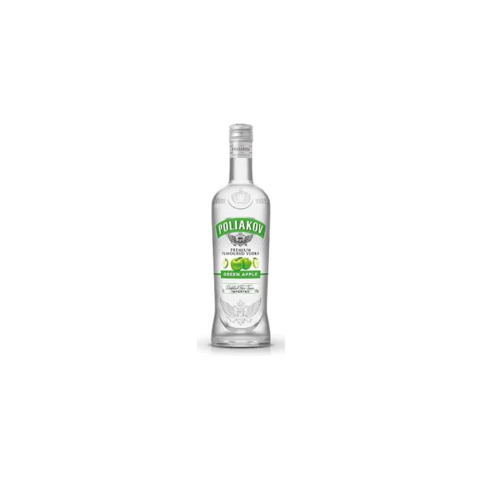POLIAKOV PREMIUM FLAVOURED VODKA GREEN APPLE