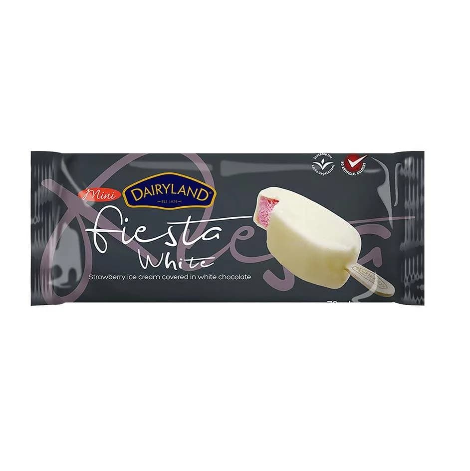 DAIRY LAND EXTRUDED MINI FIESTA WHITE 70ML