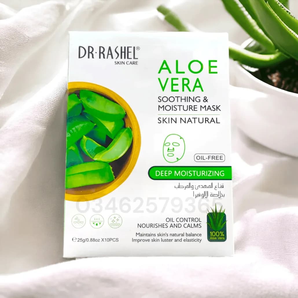 DR. RASHEL ALOE VERA SOOTHING AND MOISTURE MASK 25KG