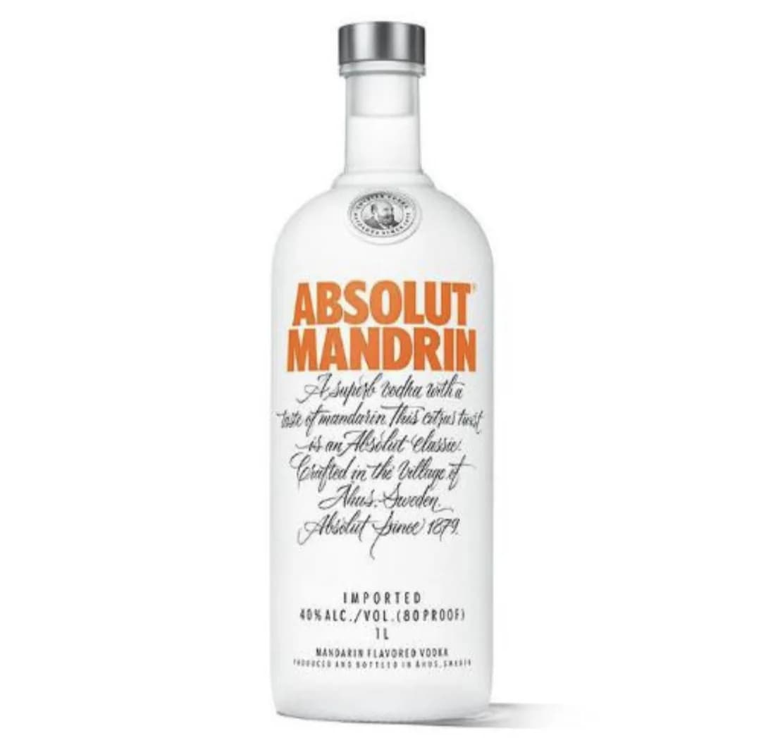 Absolute vodka mandrin 1LVodka with 40%Alc