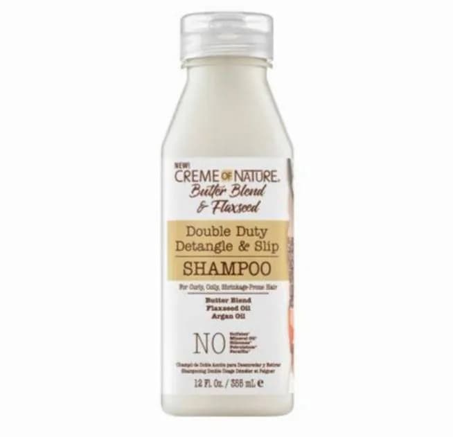 Creme of nature butter blend flaxseed shampoo
