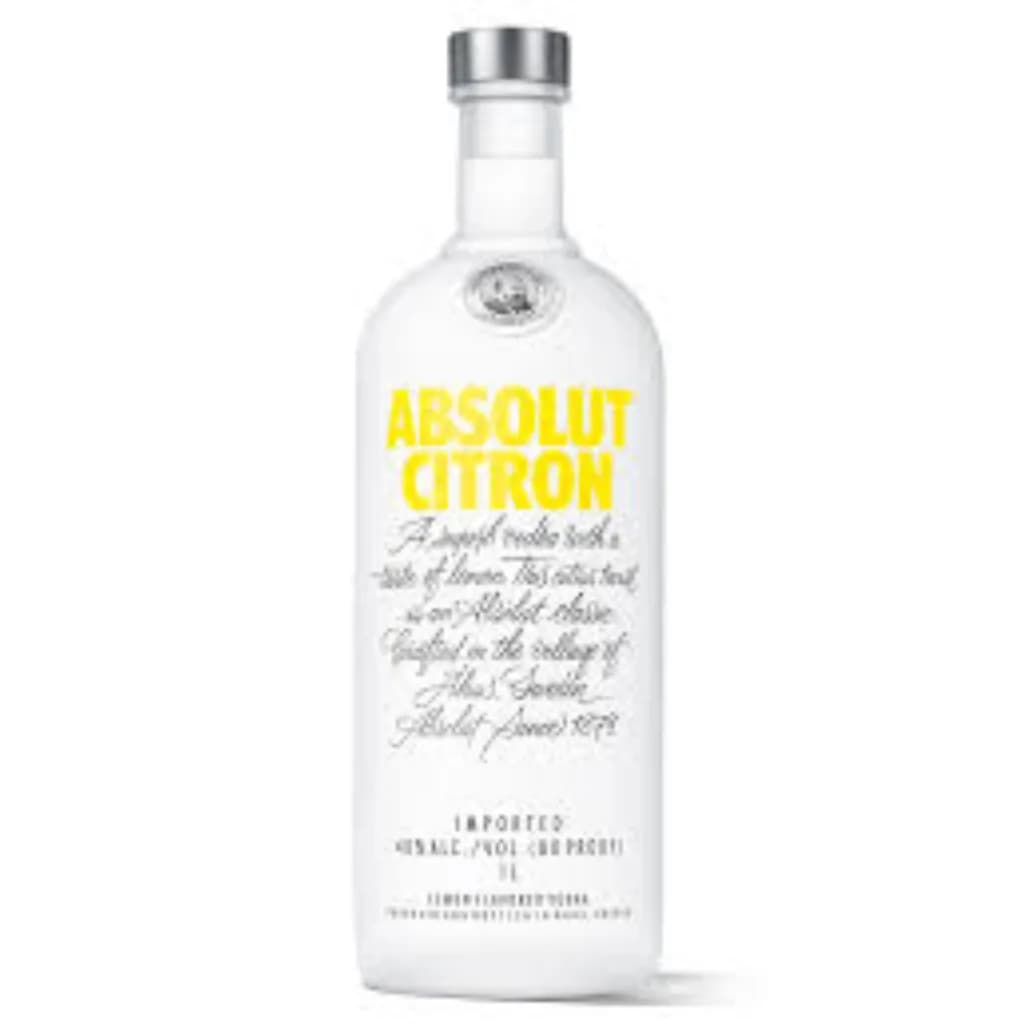ABSOLUT CITRON LEMON FLAVORED VODKA-1L