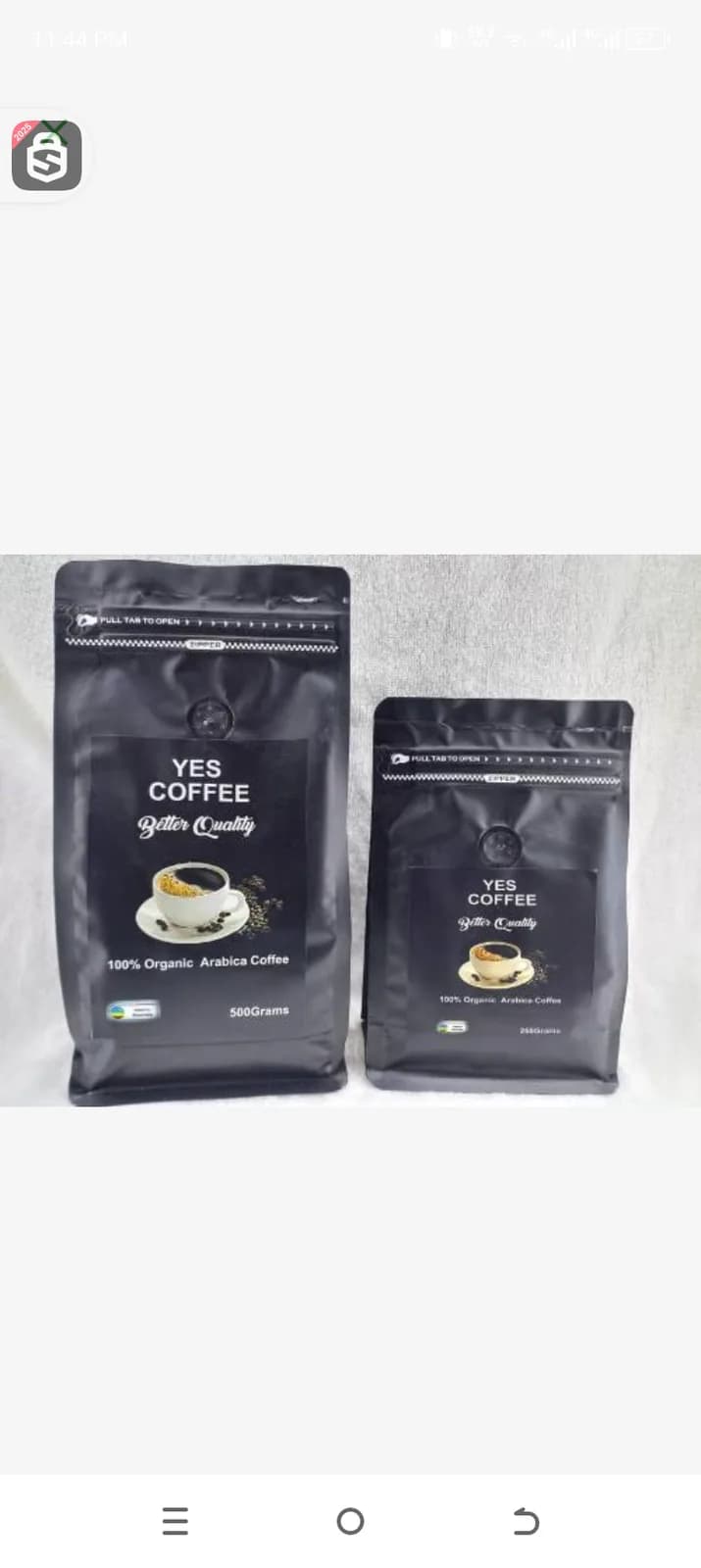 Yes coffee ground better quality 100%organic arabica coffee