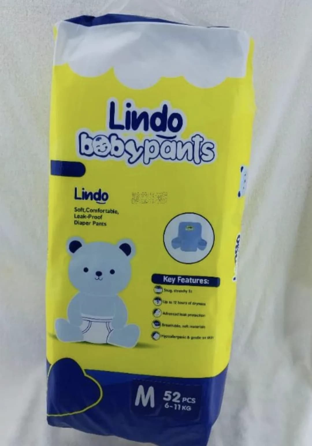 Linda Baby pants M(6-11kg) 52 pcs