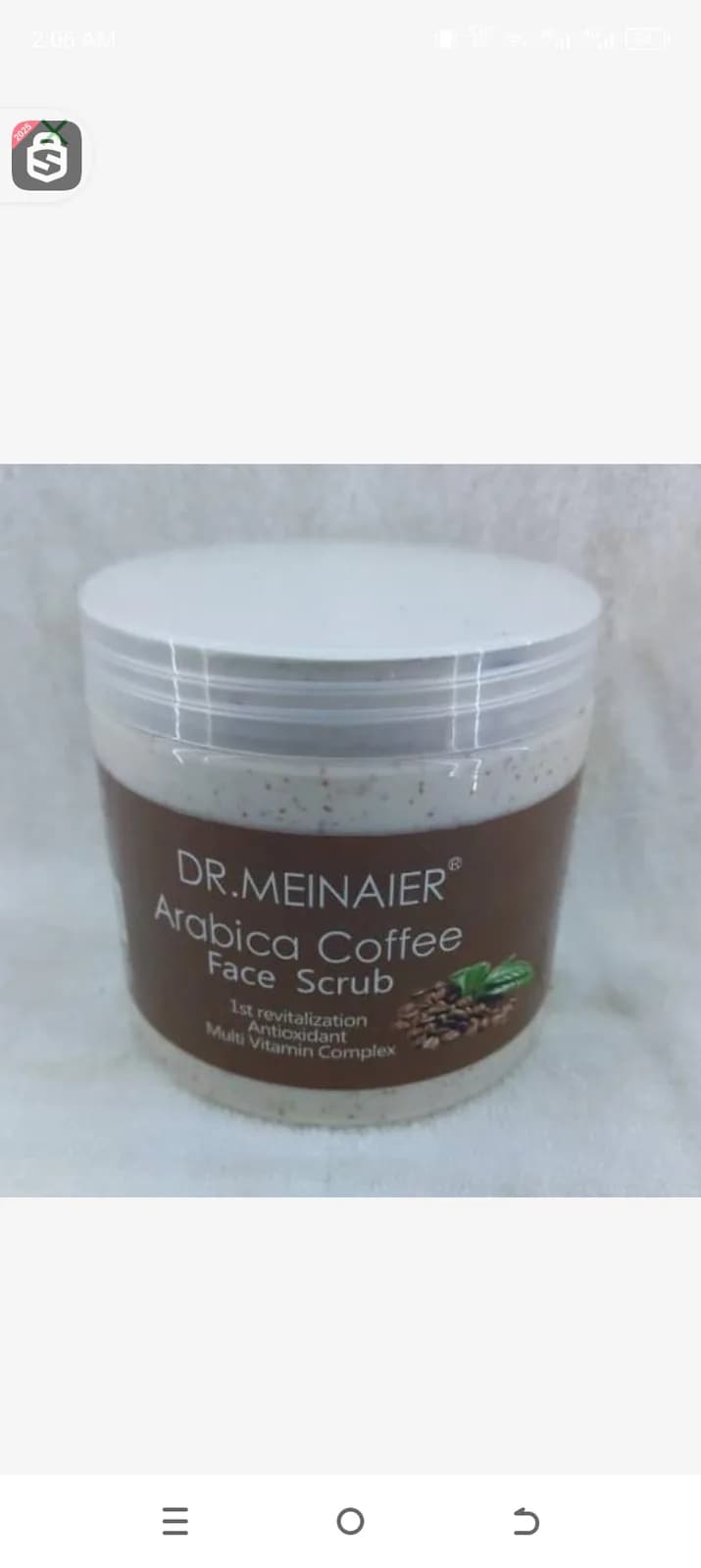 Dr meinaierir Arabic coffee scrub 500gr