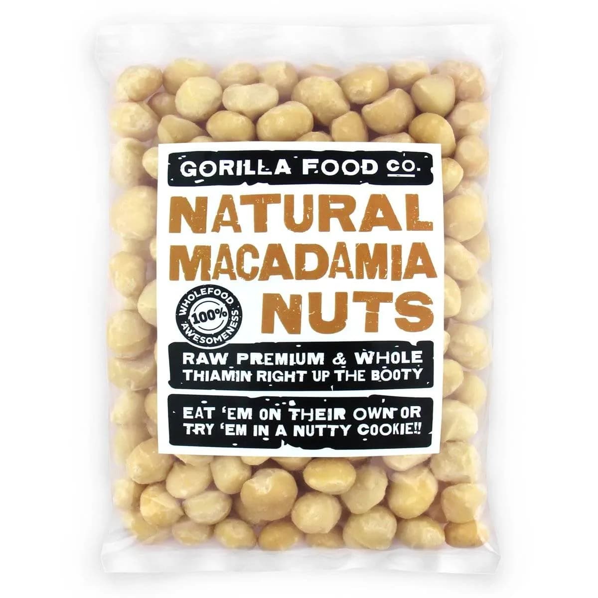 GORILLA MACADAMIA WHOLE NUTS 500G
