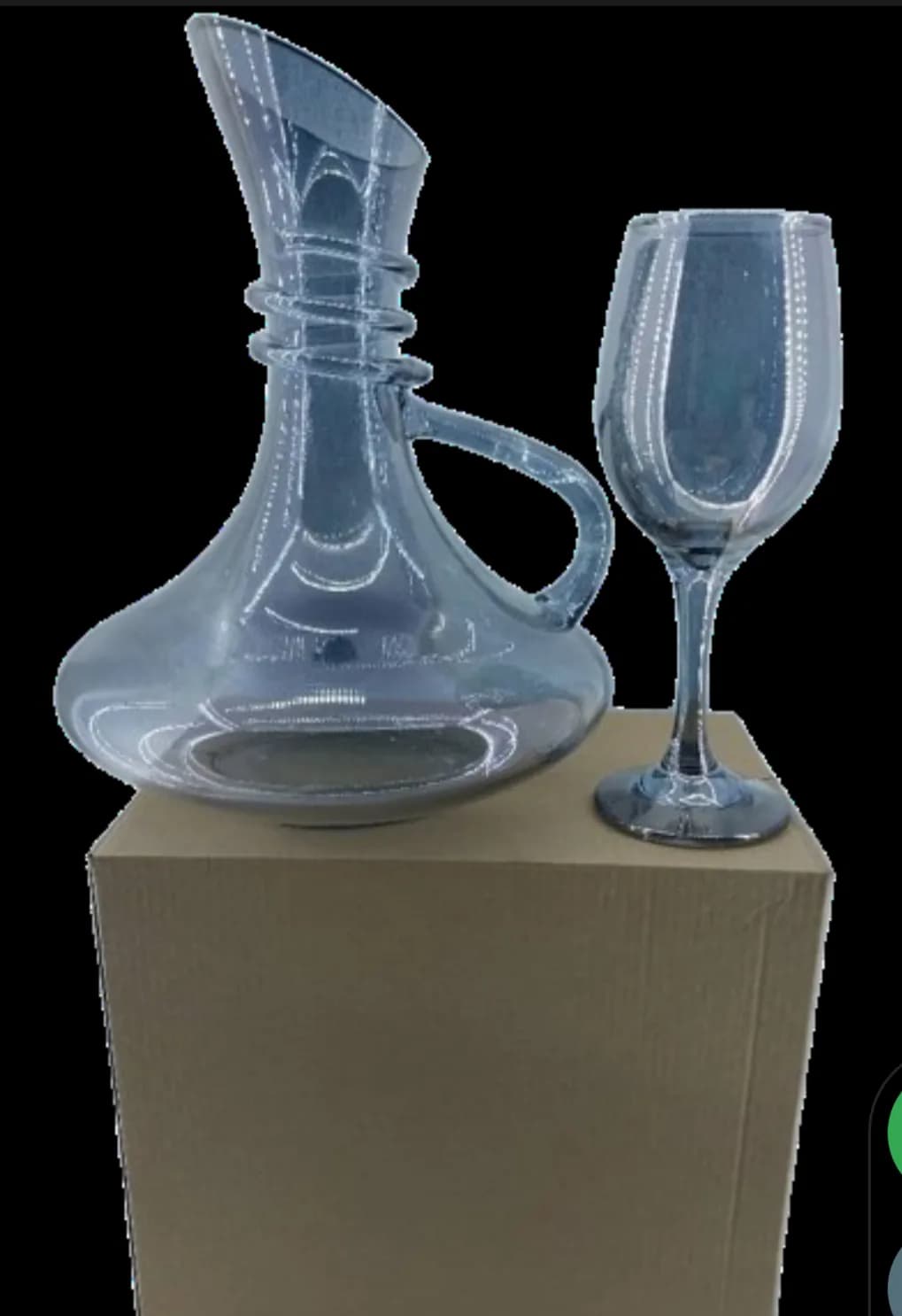 Jug and 6pcs