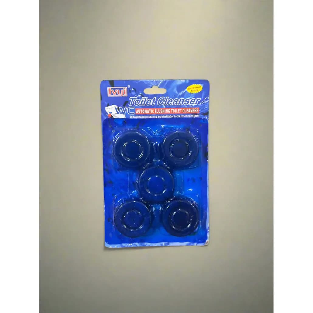 IVUJI TOILET CLEANER 5-PACK- AUTOMATIC FLASHING TANK TABLETS