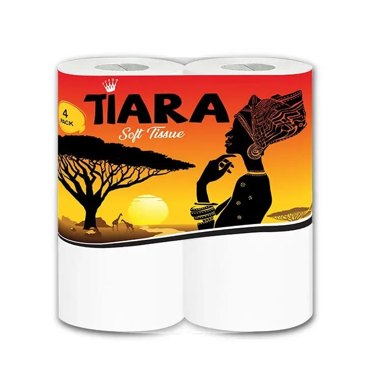 TIARA SOFT TOILET PAPER WHITE 10 ROLLS