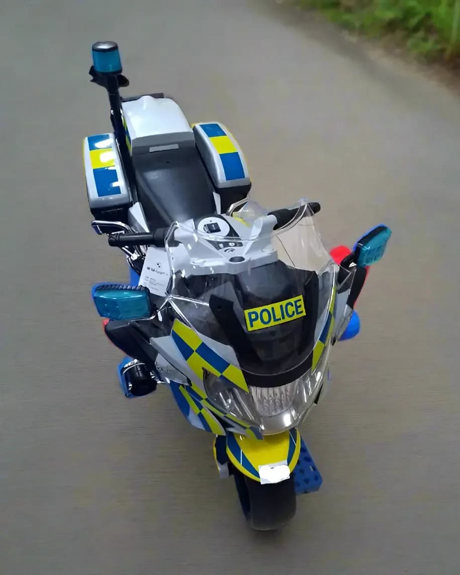 BMW Electric Ride-On Police Motorcycle for Kids