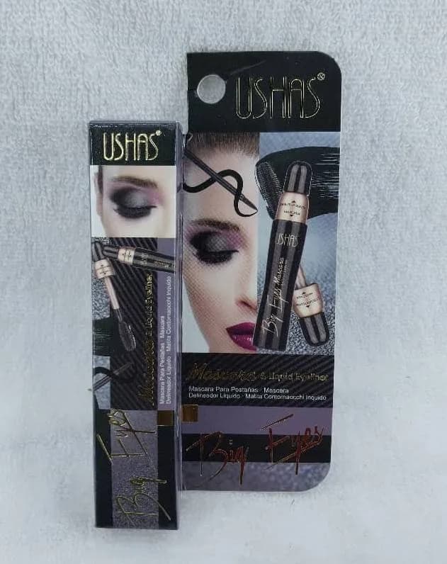 USHUAS Mascara & Liquid Eyeliner 65gr